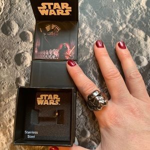 Stainless Steel STAR WARS Storm Trooper Ring 🌟